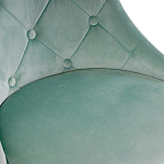 Стул в мятной велюровой обивке Ward Mint Velour Chair варинант исполнения - 5 | Loft Concept в Тюмени