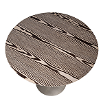 Стол барный круглый высокий с полосатым узором Zebroids варинант исполнения - 2 | Loft Concept в Тюмени