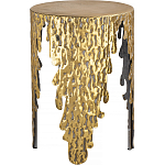 Столик дизайнерский Copper streaks варинант исполнения - 1 | Loft Concept в Тюмени