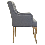 Кресло Mason Classical Armchair grey flax варинант исполнения - 1 | Loft Concept в Тюмени
