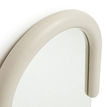 Зеркало овальное Curved Furniture бежевое варинант исполнения - 2 | Loft Concept в Тюмени