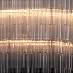 Люстра круглая с прозрачными стеклянными трубками Nembus варинант исполнения - 4 | Loft Concept в Тюмени