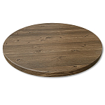 Стол журнальный c коричневой круглой столешницей на трех металлических ножках Charm Coffee Table варинант исполнения - 2 | Loft Concept в Тюмени