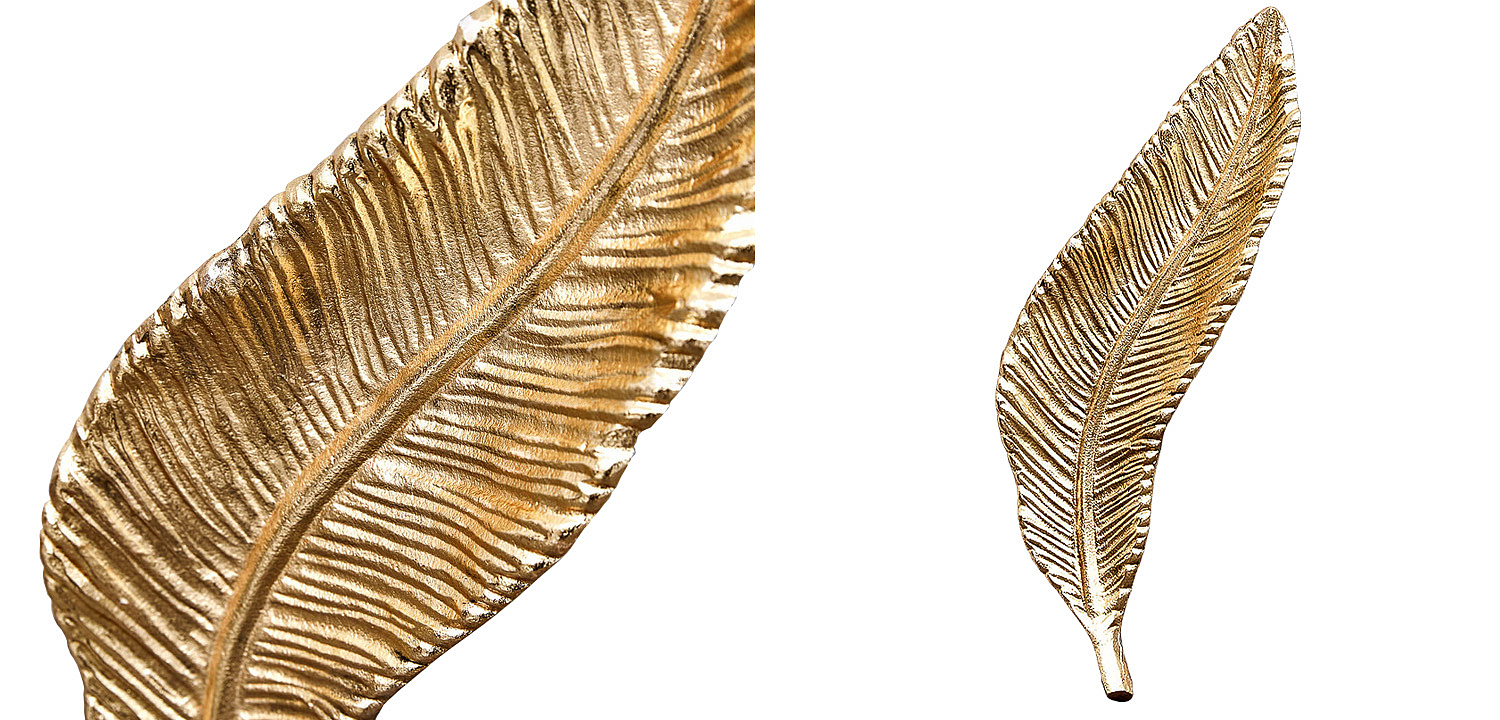 Аксессуар Gold Oblong Leaf Аксессуар Gold Oblong Leaf - Loft-Concept в Тюмени
