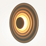 Бра круглое Soft Halo серый варинант исполнения - 3 | Loft Concept в Тюмени