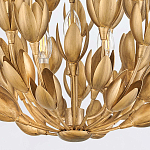 Люстра золотого цвета из множества металлических лепестков в форме тюльпанов Hinkley варинант исполнения - 5 | Loft Concept в Тюмени