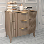 Комод коричневого цвета с 3-мя ящиками Harper Line варинант исполнения - 2 | Loft Concept в Тюмени