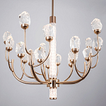 Люстра с декором в виде кристаллов из хрусталя Kenneth Crystal Stone Chandelier 20 варинант исполнения - 3 | Loft Concept в Тюмени