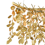Люстра золотая с декором в виде веток эвкалипта Eucalyptus Branches варинант исполнения - 1 | Loft Concept в Тюмени
