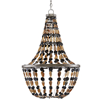 Люстра каплевидной формы с подвесками в виде декоративных бусин Flat Beads варинант исполнения - 3 | Loft Concept в Тюмени