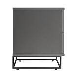 Тумба прикроватная цвета графит с ящиками Strict Lines варинант исполнения - 6 | Loft Concept в Тюмени