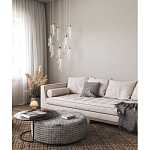 Люстра каскадная с 10-ю прозрачными плафонами Wave Line варинант исполнения - 12 | Loft Concept в Тюмени