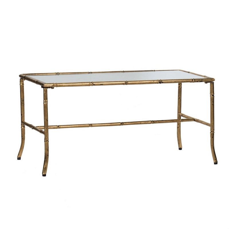 Журнальный стол Bamboo Frame Золотой Прозрачный Журнальный стол Bamboo Frame Золотой Прозрачный в Тюмени | Loft Concept
