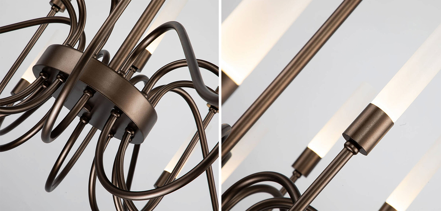 Люстра Faiber Brown Chandelier Люстра Faiber Brown Chandelier - Loft-Concept в Тюмени