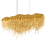 Люстра подвесная с металлическими дугами и длинными цепочками 115 см Atlantis Chain варинант исполнения - 1 | Loft Concept в Тюмени