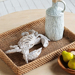 Статуэтка краб с детализированной текстурой в белом цвете Marine Accessories варинант исполнения - 6 | Loft Concept в Тюмени