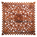 Панно из дерева квадратное Tracery Panel With Trees варинант исполнения - 1 | Loft Concept в Тюмени