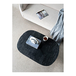 Столик кофейный черного цвета с овальной столешницей и круглым основанием Black Dalmen Table варинант исполнения - 9 | Loft Concept в Тюмени