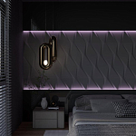 Гипсовая 3D Панель FLOCK варинант исполнения - 1 | Loft Concept в Тюмени