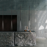 Подвсеной светильник светодиодный металлический цилиндрической формы Высота 30см Trumpet tube варинант исполнения - 6 | Loft Concept в Тюмени