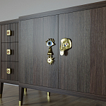 Большой Комод-буфет Elsa Dreams Walnut с ящиками варинант исполнения - 2 | Loft Concept в Тюмени