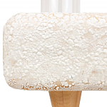 Керамический столик на деревянных ножках «Квадро» варинант исполнения - 5 | Loft Concept в Тюмени