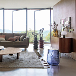 Фигурный приставной столик черного цвета AMORPHOUS варинант исполнения - 7 | Loft Concept в Тюмени