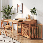 Обеденный стол раскладной из дерева Astiс Table варинант исполнения - 2 | Loft Concept в Тюмени