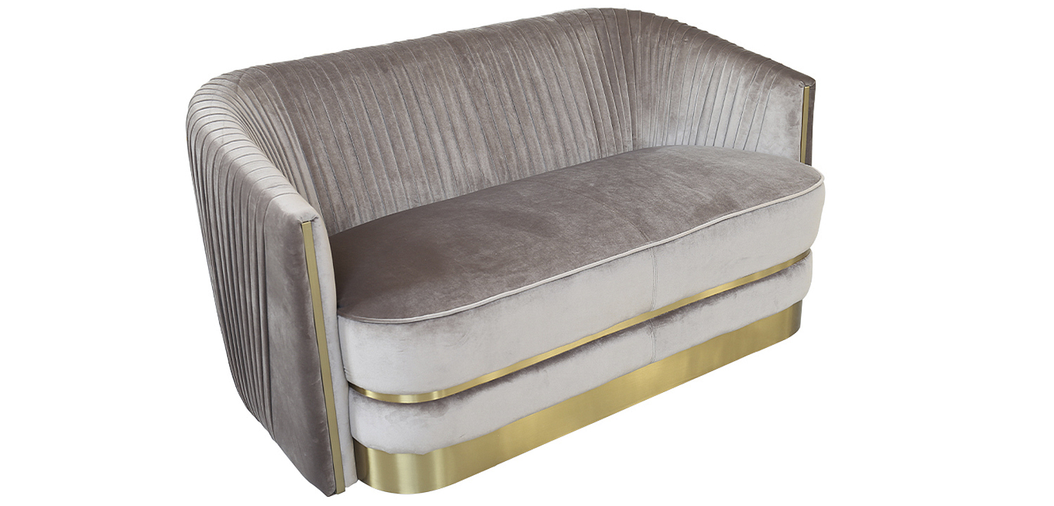 Диван двухместный велюр Bolger sofa Диван двухместный велюр Bolger sofa - Loft-Concept в Тюмени