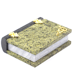 Шкатулка в виде книги из натурального камня змеевик Stone Casket варинант исполнения - 2 | Loft Concept в Тюмени