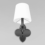 Бра с белым текстильным абажуром и фигурным основанием с зеркальной вставкой Vitorino варинант исполнения - 10 | Loft Concept в Тюмени