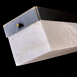 Подвесной светильник линейный из натурального камня Perfection of Geometry варинант исполнения - 7 | Loft Concept в Тюмени