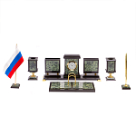 Настольный письменный набор из нефрита на ножках Executive Recruitment варинант исполнения - 1 | Loft Concept в Тюмени