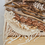 Большая Абстрактное Панно из веток и нитей Dryad Wall Art варинант исполнения - 3 | Loft Concept в Тюмени