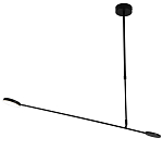 Потолочный светильник светодиодный черный металл Bendik  варинант исполнения - 1 | Loft Concept в Тюмени