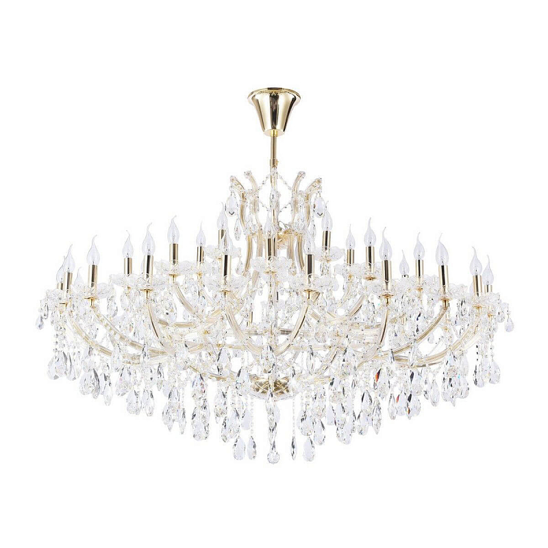 Люстра Pasquale Chandelier 35 Золотой Прозрачный Люстра Pasquale Chandelier 35 Золотой Прозрачный в Тюмени | Loft Concept