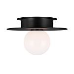 Потолочный светильник с шарообразным плафоном из белого матового стекла Generation Lighting варинант исполнения - 1 | Loft Concept в Тюмени