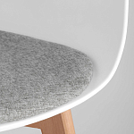 Стул из пластика с мягким сиденьем Eames варинант исполнения - 8 | Loft Concept в Тюмени