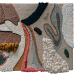 Тканый вручную текстильный гобелен Orchid варинант исполнения - 1 | Loft Concept в Тюмени