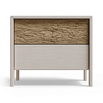 Тумба 2 ящика с подсветкой на рельефном фасаде Warm Industrial варинант исполнения - 6 | Loft Concept в Тюмени