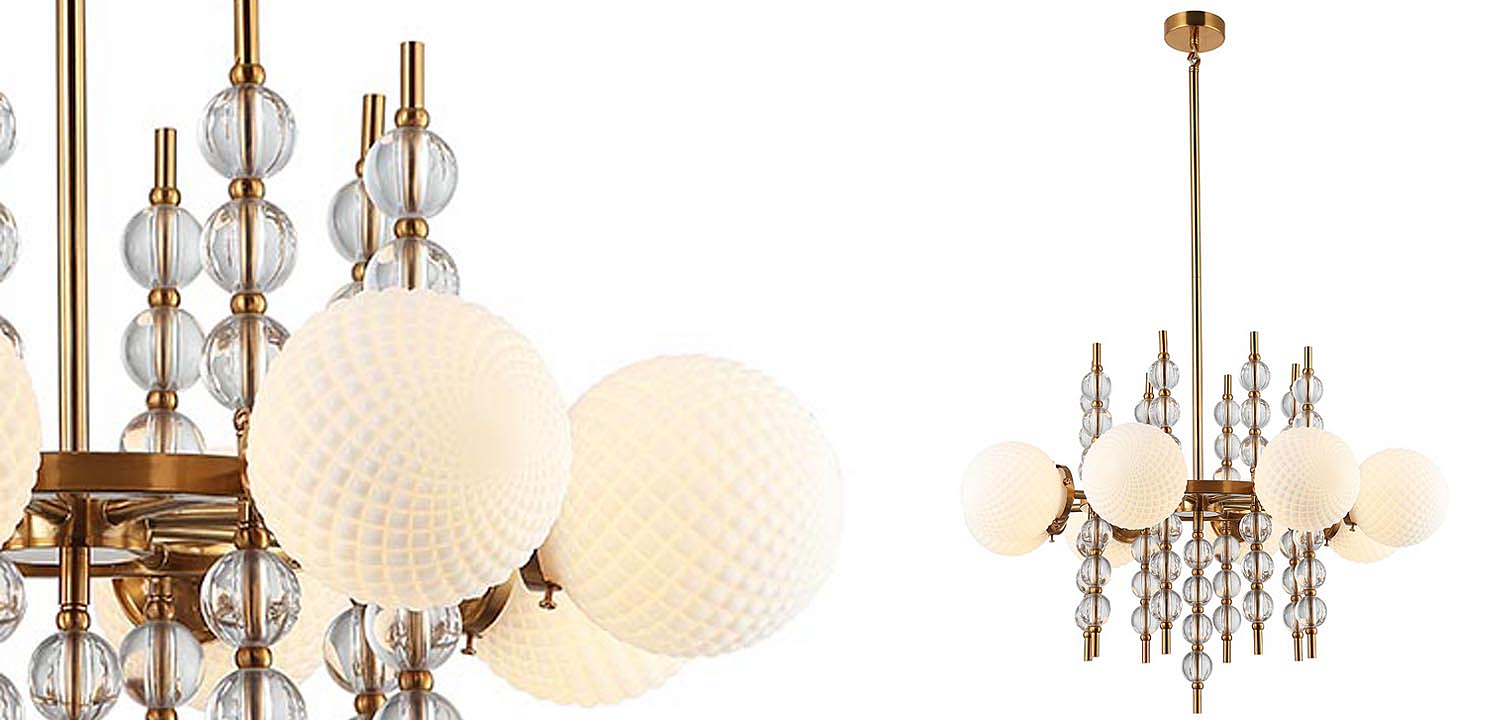 Люстра Addelyn Chandelier 8 lamp Люстра Addelyn Chandelier 8 lamp - Loft-Concept в Тюмени