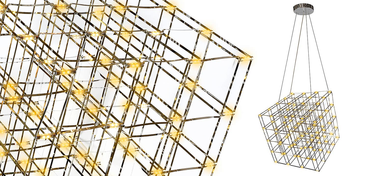 Люстра Moooi Tesseract Yellow lamp L Люстра Moooi Tesseract Yellow lamp L - Loft-Concept в Тюмени