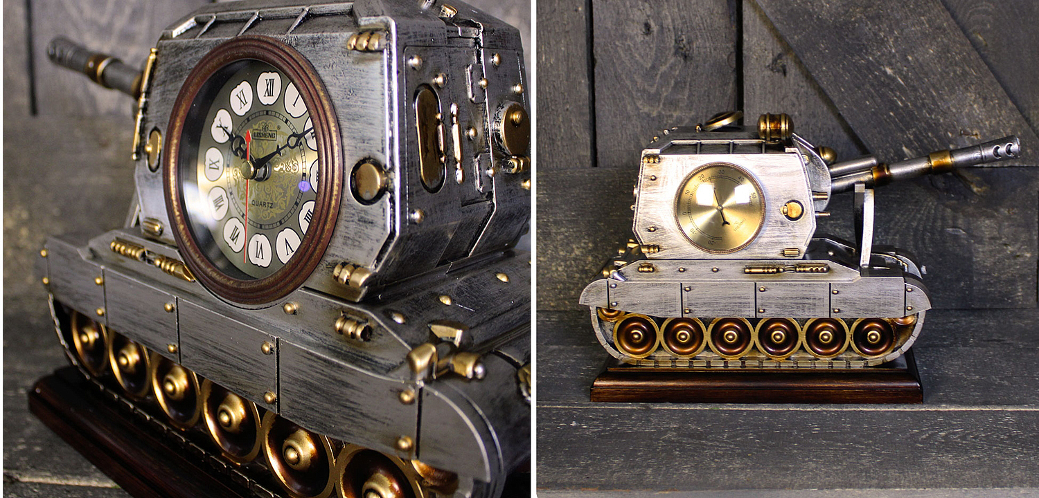 Часы Tank Clock Часы Tank Clock - Loft-Concept в Тюмени