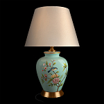 Настольная лампа голубая с изображением птиц Slip Away варинант исполнения - 8 | Loft Concept в Тюмени