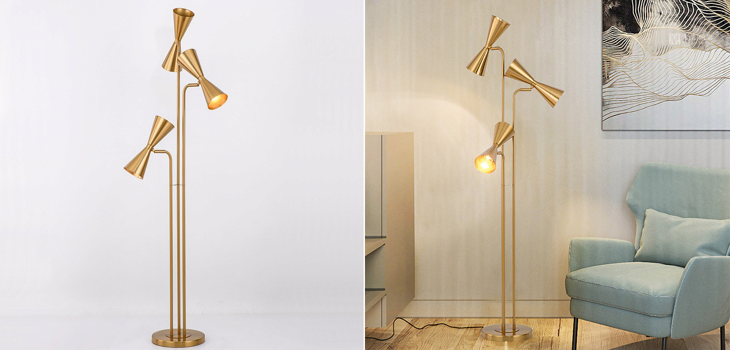 Торшер Sigourney Floor Lamp Торшер Sigourney Floor Lamp - Loft-Concept в Тюмени