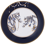 Сервиз обеденный из фарфора с изображением лошадей на 6 персон 23 предмета Porcelain Horse Set варинант исполнения - 1 | Loft Concept в Тюмени