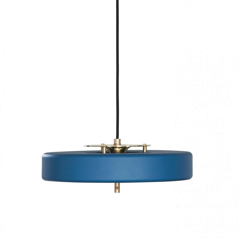 Подвесной светильник BERT FRANK Revolve Pendant Lamp Blue Синий Латунь Подвесной светильник BERT FRANK Revolve Pendant Lamp Blue Синий Латунь в Тюмени | Loft Concept