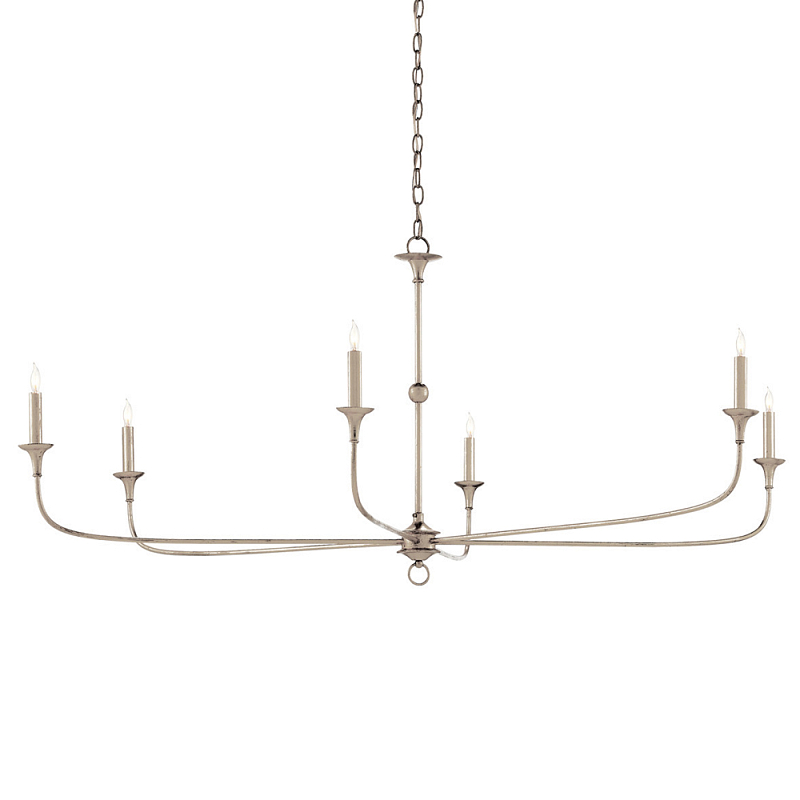 Люстра Smoothness of Silver Lines Серебро винтаж Люстра Smoothness of Silver Lines Серебро винтаж в Тюмени | Loft Concept