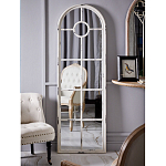 Зеркало-окно с арочным силуэтом в венецианском стиле Venetian White Mirror варинант исполнения - 4 | Loft Concept в Тюмени