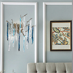 Бра с ветвистым каркасом из металла и подвесками из стекла Droplet Chandelier варинант исполнения - 2 | Loft Concept в Тюмени